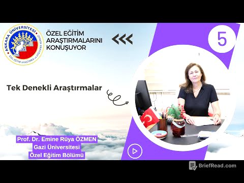 Prof. Dr. Rüya Güzel Özmen-Tek Denekli Araştırmalar
