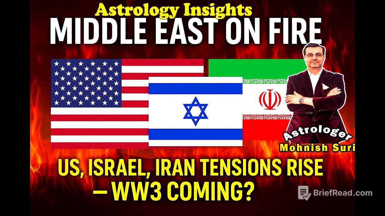 Middle East on Fire! US, Israel, Iran Tensions Rise – WW3 Coming? Astrology Insight