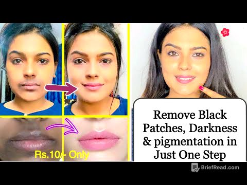 REMOVE DARKNESS AROUND MOUTH AT HOME || Remove With 1 Step Mouth Dark patches & Pigmentation