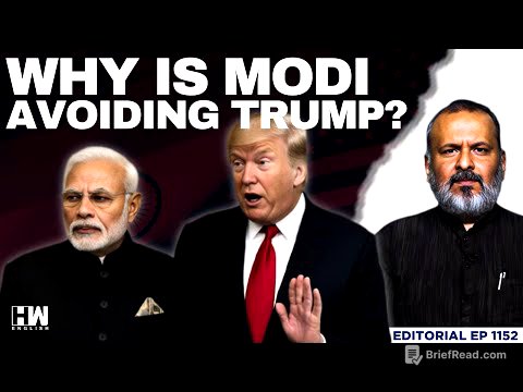 Why Is PM Modi Avoiding President Trump? | Editorial With Sujit Nair | India-US Ties
