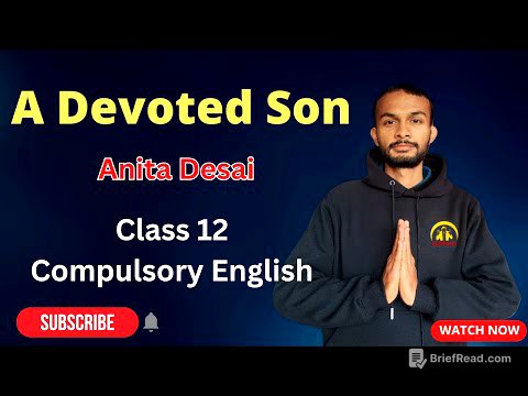 A Devoted Son Summary in Nepali | Analysis in English | Class 12 Compulsory English | NEB