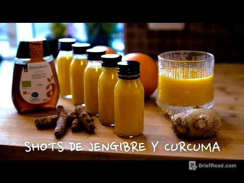 Shots de Jengibre y Curcuma - Energia y Salud en 4 minutos
