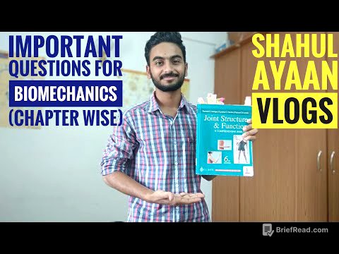 BIOMECHANICS CHAPTER WISE IMPORTANT QUESTIONS//1ST YEAR PHYSIOTHERAPY// SHAHUL AYAAN VLOGS