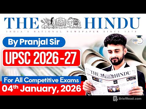 The Hindu Analysis | 4th January 2026 | The Hindu News Paper Today With Practice Questions