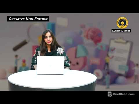 Creative Nonfiction Lecture 21st