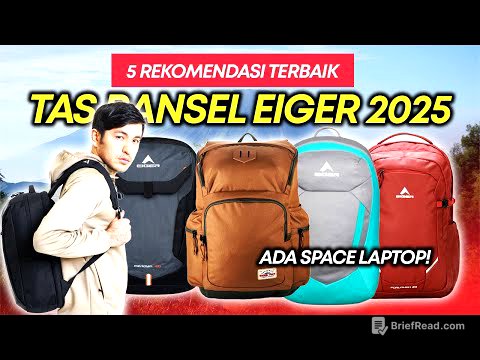 5 Rekomendasi Tas Ransel Laptop Eiger Murah Terbaik 2025