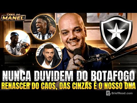 🚨🚨🚨 QUANDO TODOS DIZEM QUE O BOTAFOGO ACABOU É AÍ QUE ELE RENASCE! O CAOS É A NOSSA IDENTIDADE
