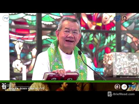𝐑𝐈𝐆𝐇𝐓 𝐑𝐈𝐆𝐇𝐓𝐄𝐎𝐔𝐒𝐍𝐄𝐒𝐒 | 26 October 2025 HOMILY w/ Fr. Jerry Orbos, SVD | 30th Sunday in Ordinary Time
