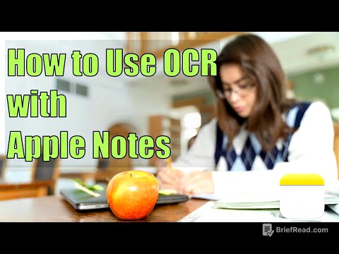 How to use OCR with Apple Notes