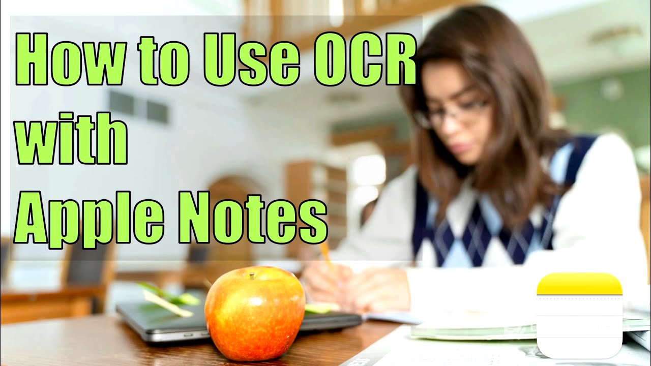 How to use OCR with Apple Notes