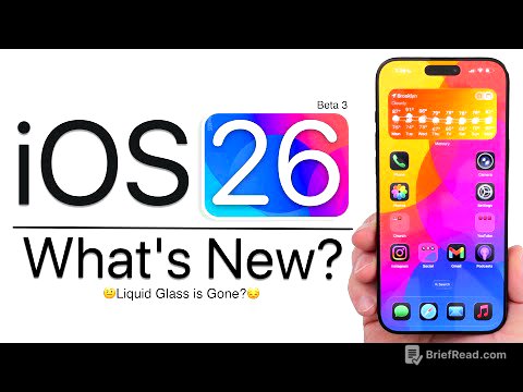 iOS 26 Beta 3 is Out! - What's New?