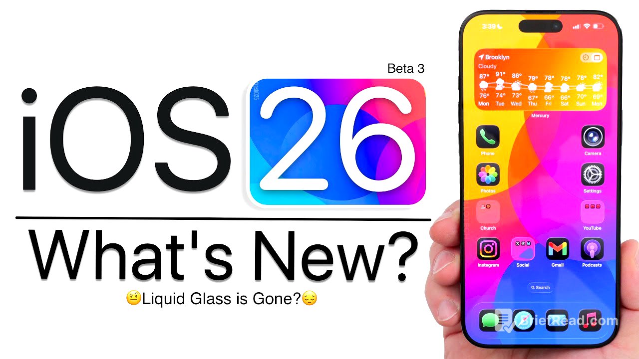 iOS 26 Beta 3 is Out! - What's New?