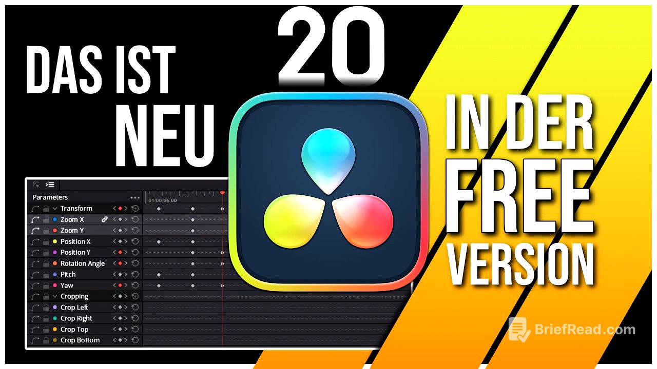 DaVinci Resolve 20 ist (schon) Da! | Das ist NEU in der kostenlosen Version