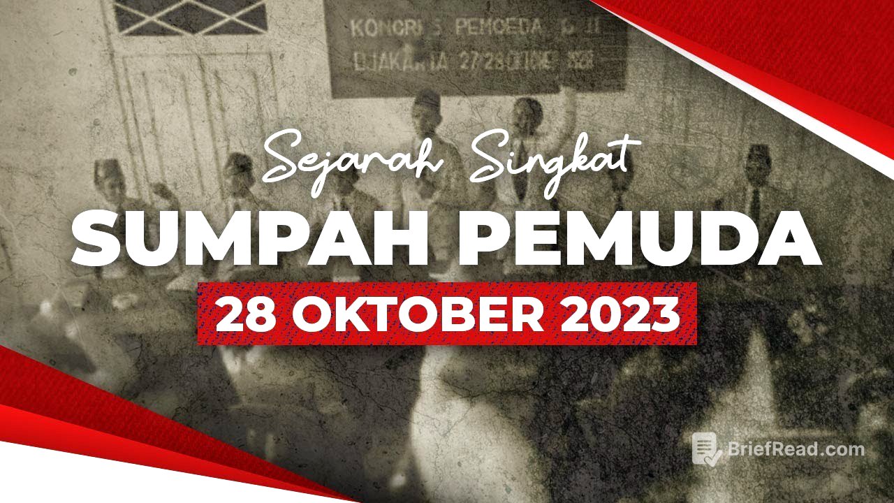 SEJARAH SINGKAT DAN TOKOH-TOKOH DI BALIK LAHIRNYA SUMPAH PEMUDA