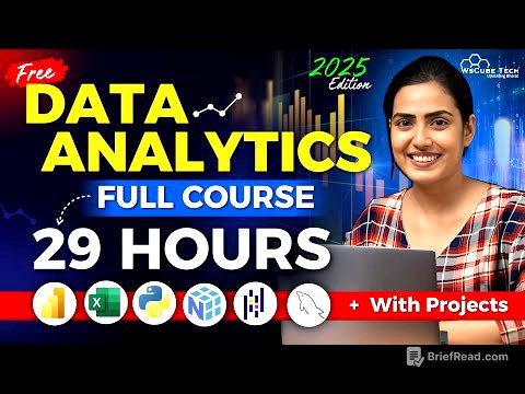 Data Analytics FULL Course for Beginners to Pro in 29 HOURS - 2025 Edition