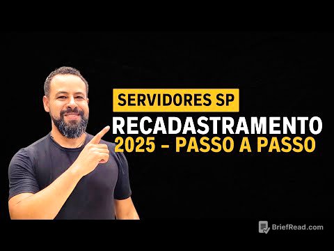 RECADASTRAMENTO 2025 - PASSO A PASSO!