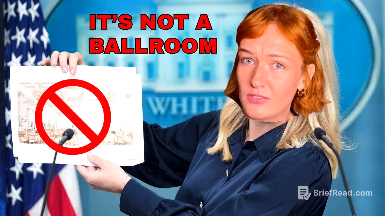 Trump's ballroom is a lie