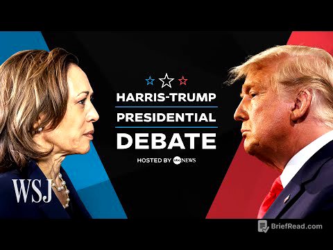 Full Debate: Harris vs. Trump in 2024 ABC News Presidential Debate | WSJ