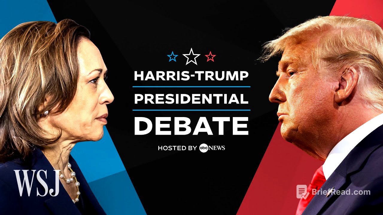 Full Debate: Harris vs. Trump in 2024 ABC News Presidential Debate | WSJ