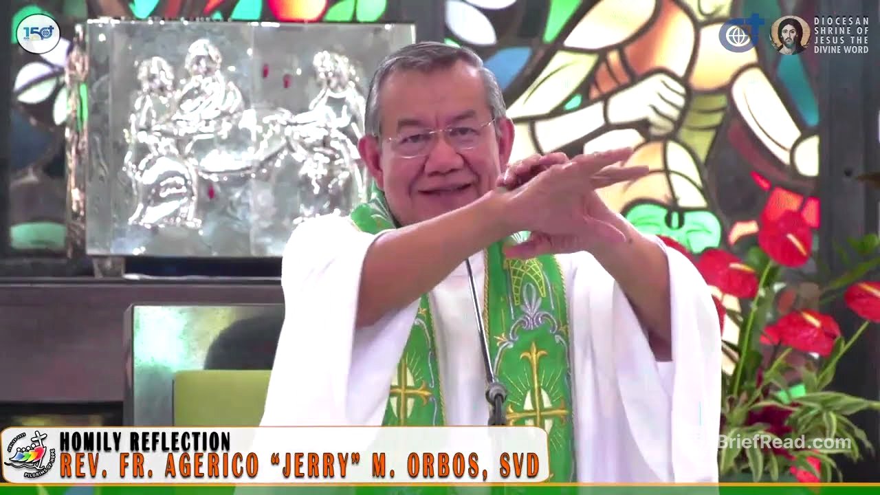 𝗥𝗢𝗔𝗗 𝘁𝗼 𝗧𝗥𝗨𝗘 𝗣𝗘𝗔𝗖𝗘 | 17 August 2025 HOMILY with Fr. Jerry Orbos, SVD | 20th Sunday in Ordinary Time