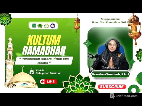 Kultum Ramadhan # 15 || "Ramadhan : Antara Ritual dan Makna" ||
