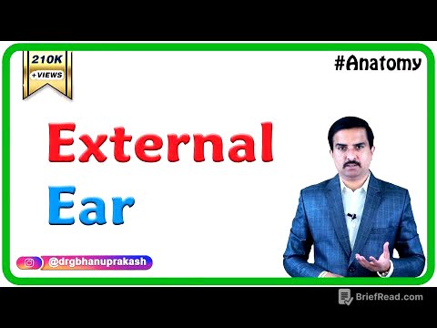 ANATOMY OF EXTERNAL EAR - Dr.G.Bhanu Prakash