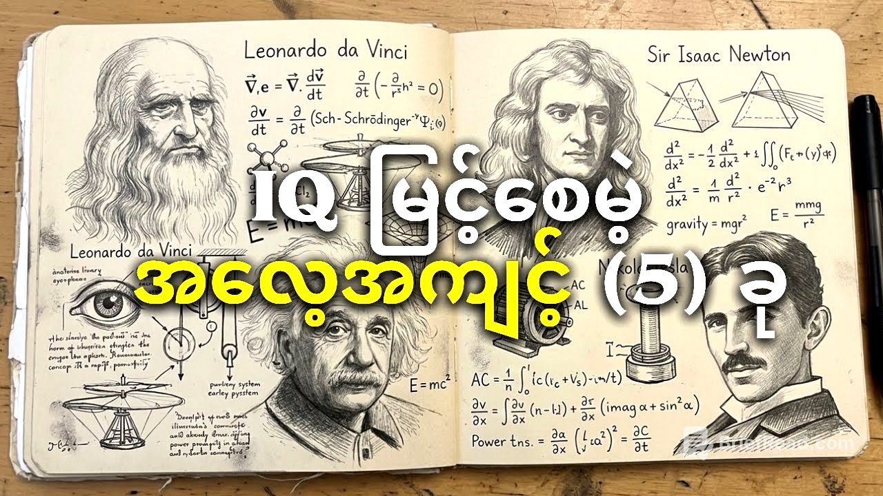 ဉာဏ်ရည်တိုးတက်စေမဲ့ အလေ့ကျင့် ၅ ခု | 5 habits that will increase your IQ