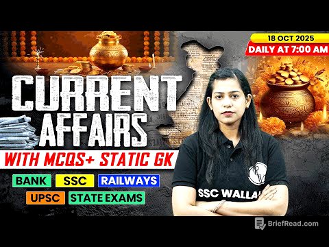 Current Affairs Today | 18 October Current Affairs 2025 | Daily Current Affairs | By Krati Mam
