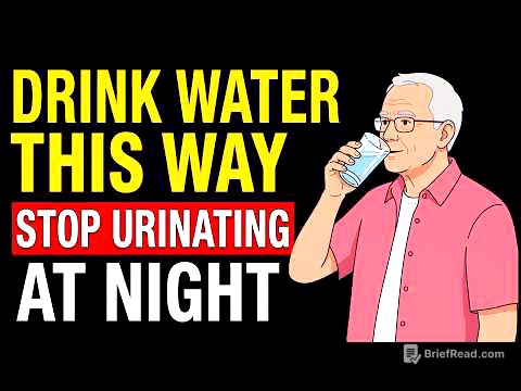Urologist Reveals: How to Drink Water to Avoid Getting Up at Night Over 50!