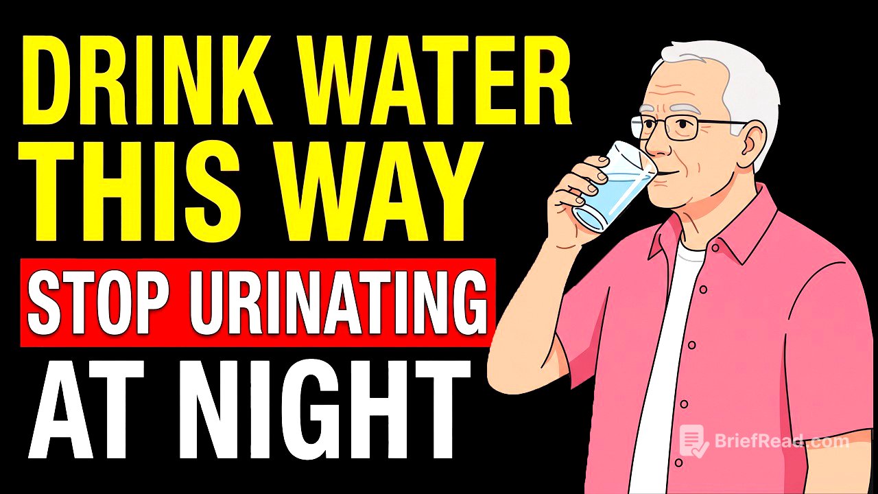Urologist Reveals: How to Drink Water to Avoid Getting Up at Night Over 50!