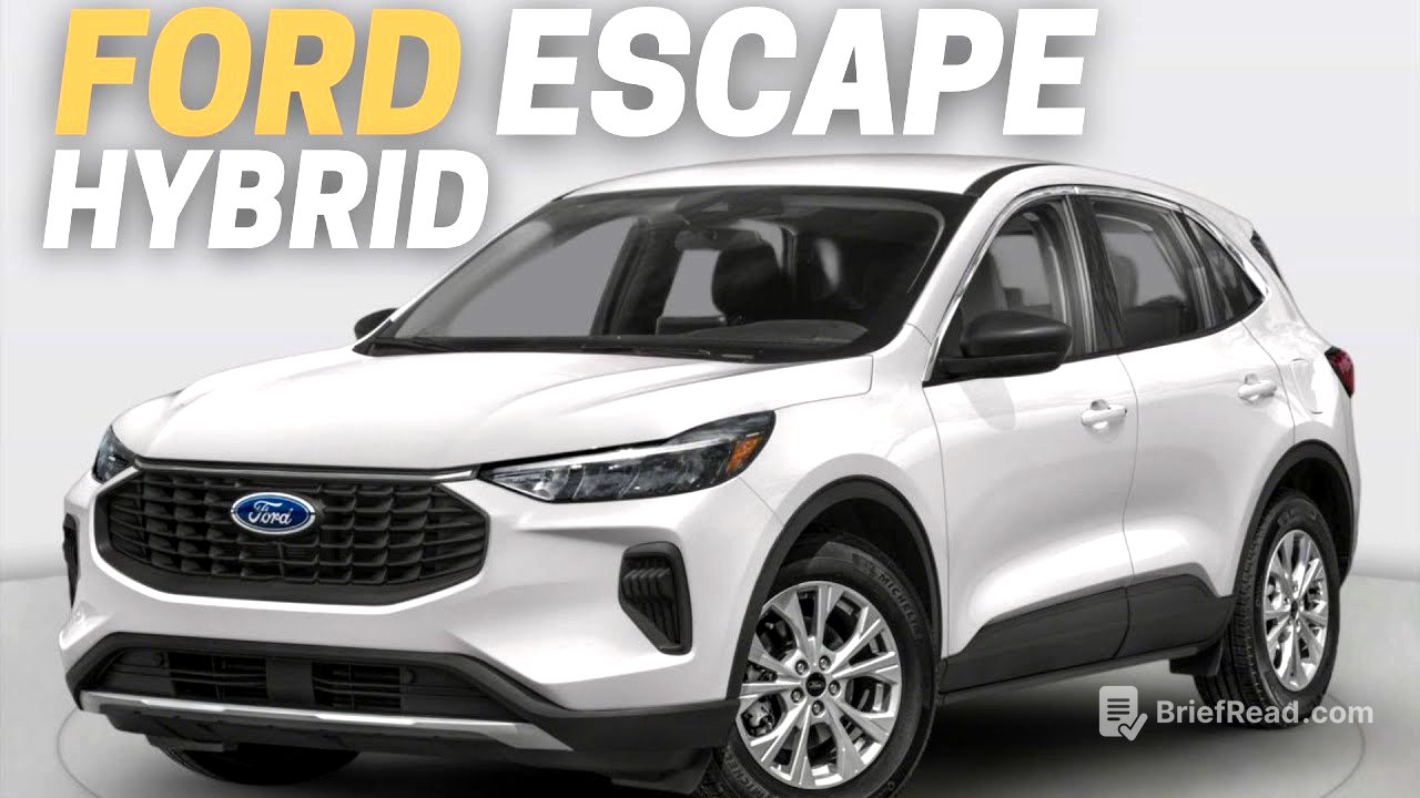 2025 Ford Escape Hybrid: 10 Things You Need To Know