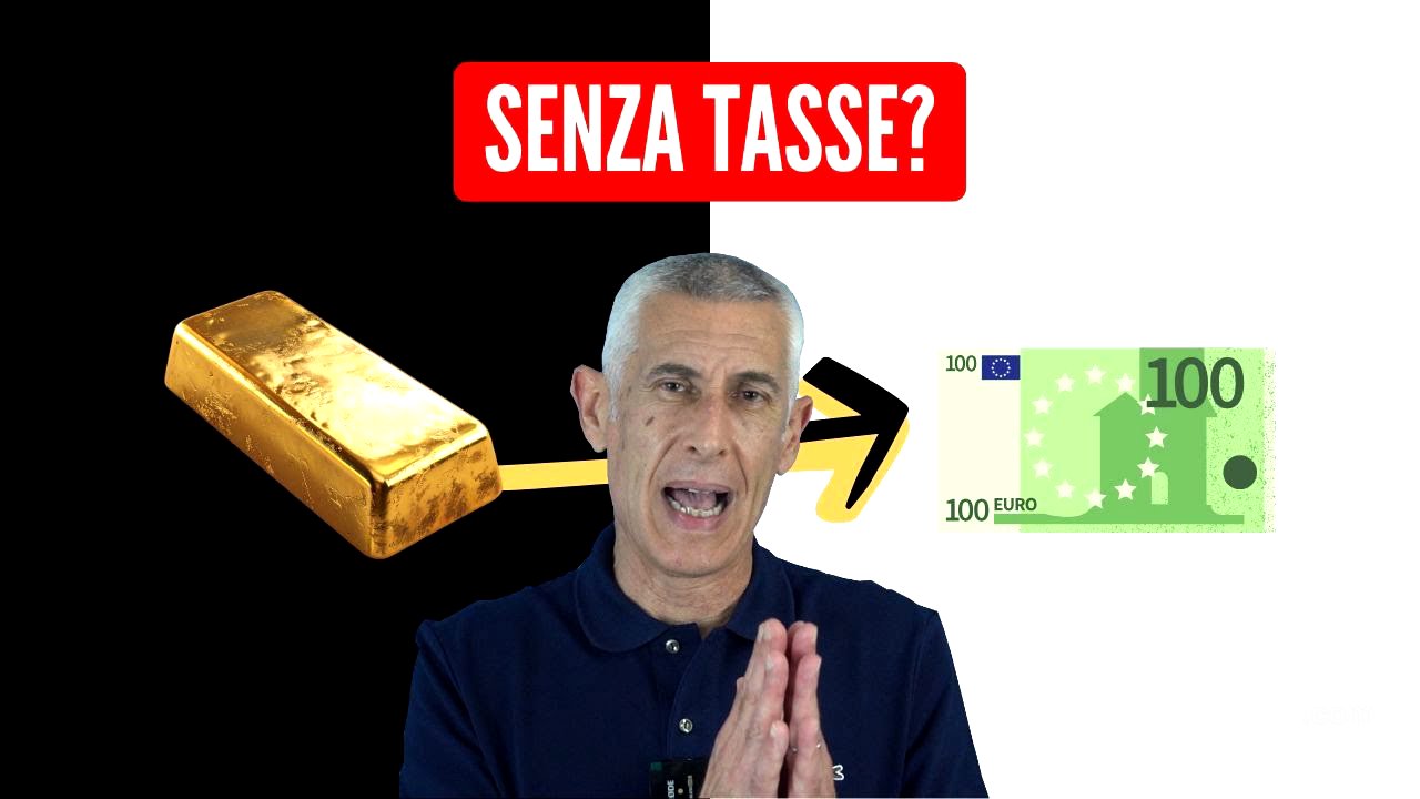 Oro fisico: il segreto legale per non farti tassare (che nessuno dice)