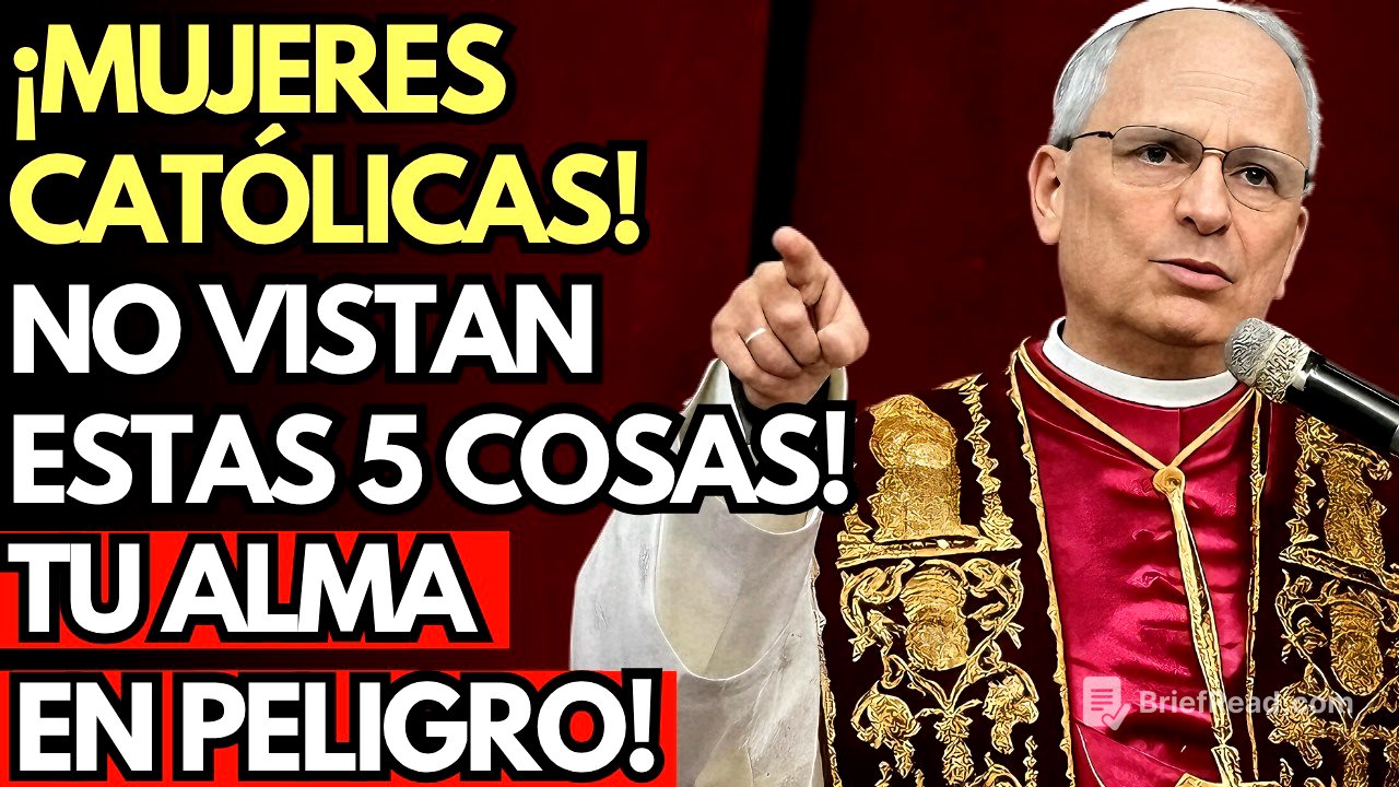 ⚠️PAPA LEÓN XIV ADVIERTE: 5 COSAS que las MUJERES CATÓLICAS NO Deben USAR!