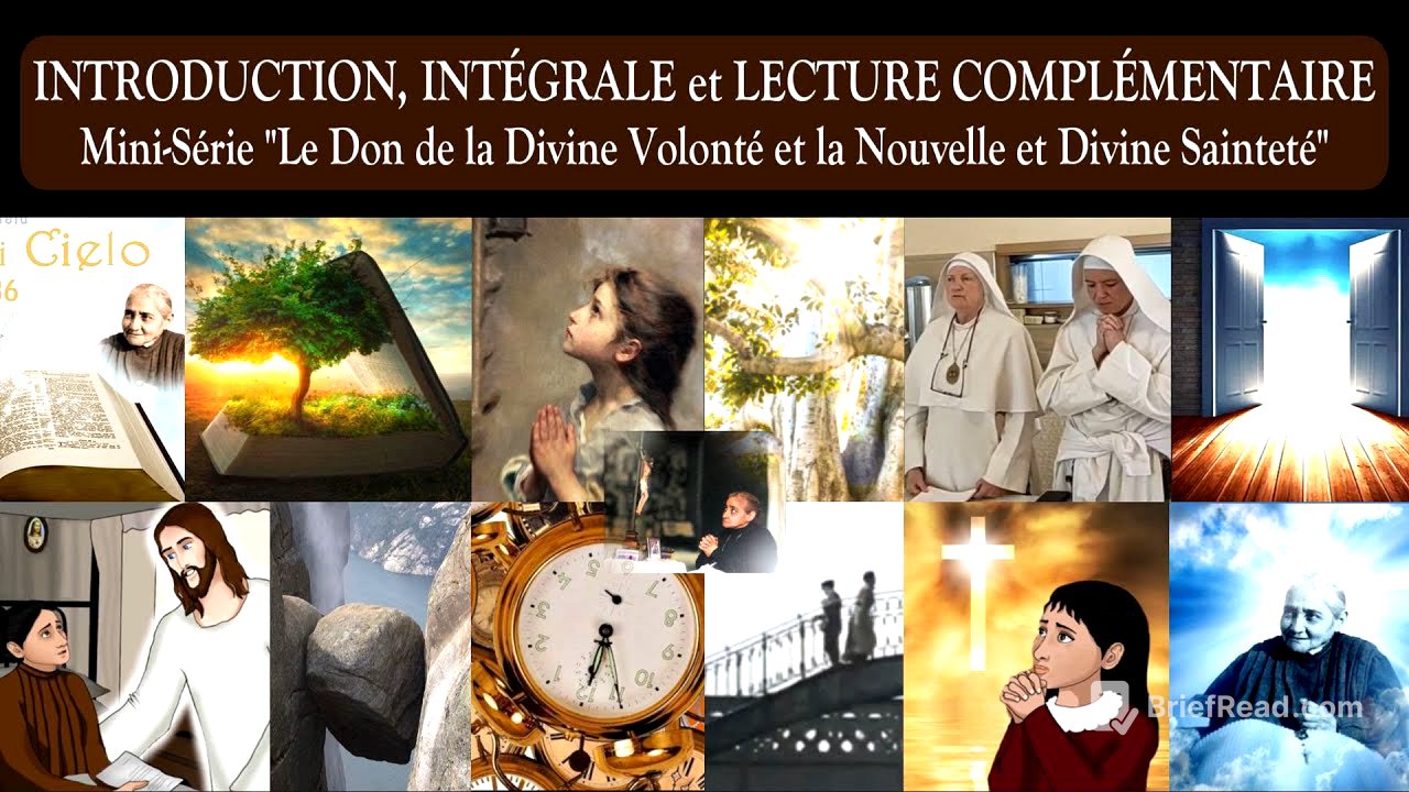 INTRO, INTÉGRALE & COMPLÉMENT - MiniSérie - Le Don de la DV, Luisa et la Nouvelle Divine Sainteté