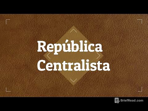 ¿Qué es la  Republica Centralista en México? Conservadores ⚔️ vs Liberales  y las 7 Leyes de 1836 🥇
