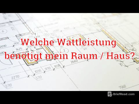 Welche Wattleistung benötigt mein Raum/Haus?