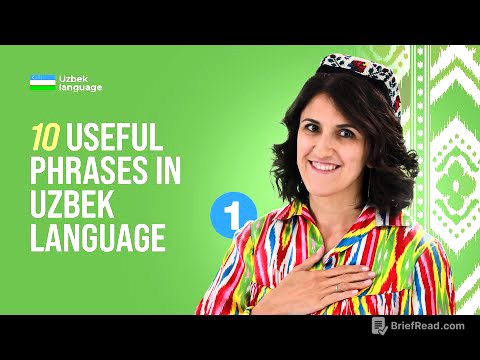 General greetings Part 1 | 1st lesson | Uzbek language for beginners