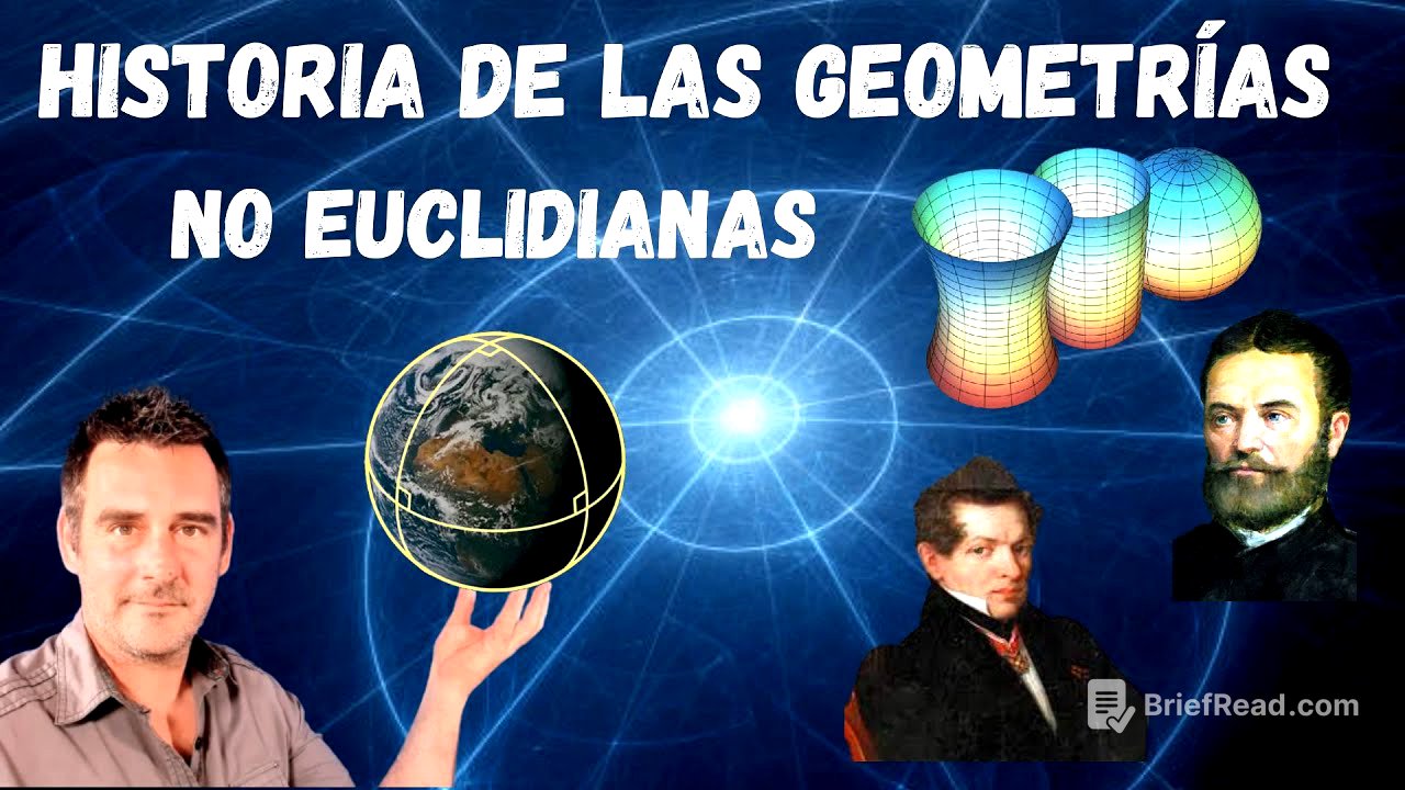 Breve historia de las geometrías no euclidianas.