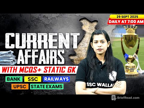 Current Affairs Today | 29 September Current Affairs 2025 | Daily Current Affairs | By Krati Mam