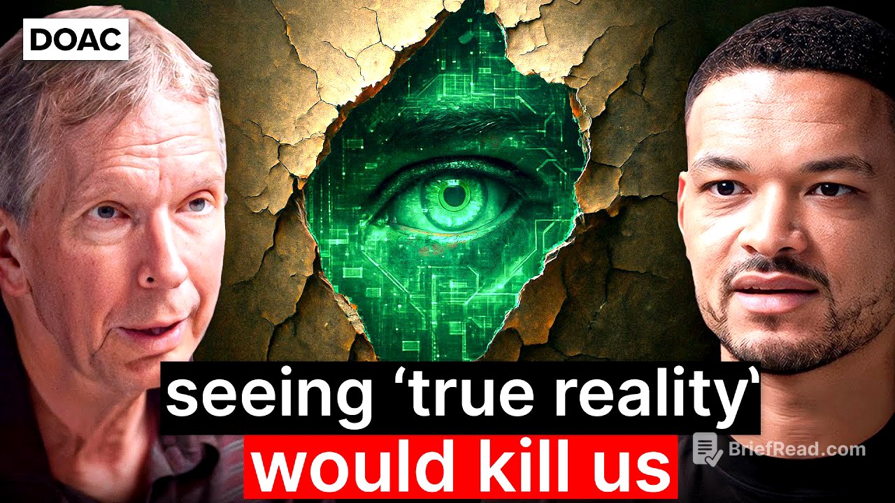 Top Psychologist, Donald Hoffman: Seeing True Reality Would Kill Us! I Can Prove It To You!