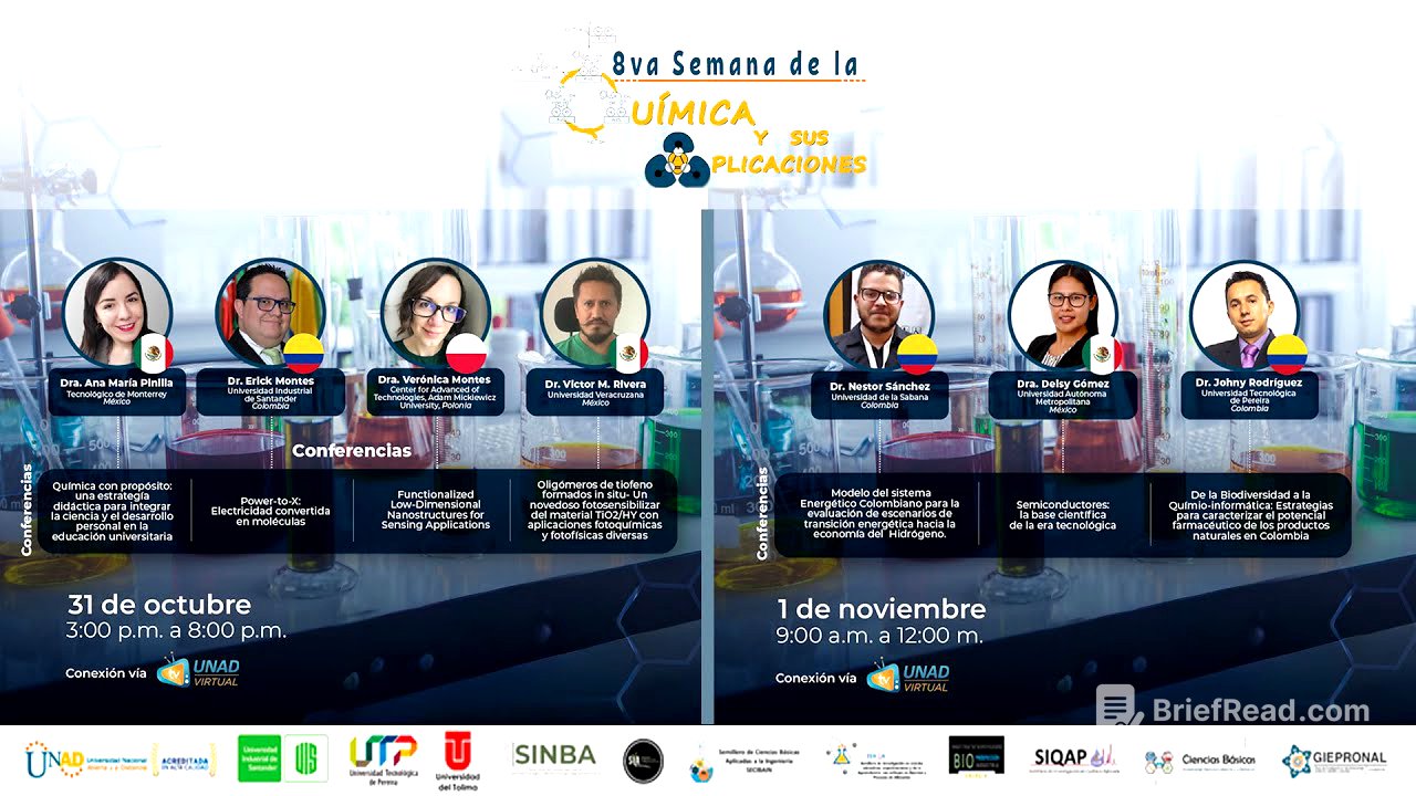 VIII Semana de la Química y sus Aplicaciones 2025 | Día 1