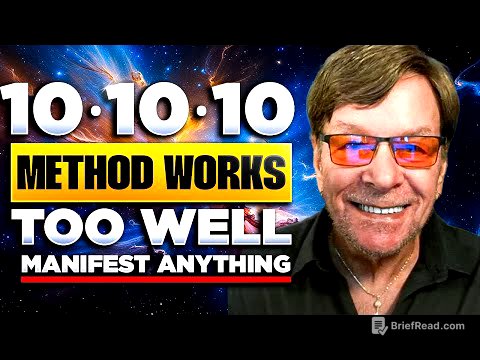 WARNING: The 10 10 10 Method Works TOO Well . . . (Manifest With Caution)