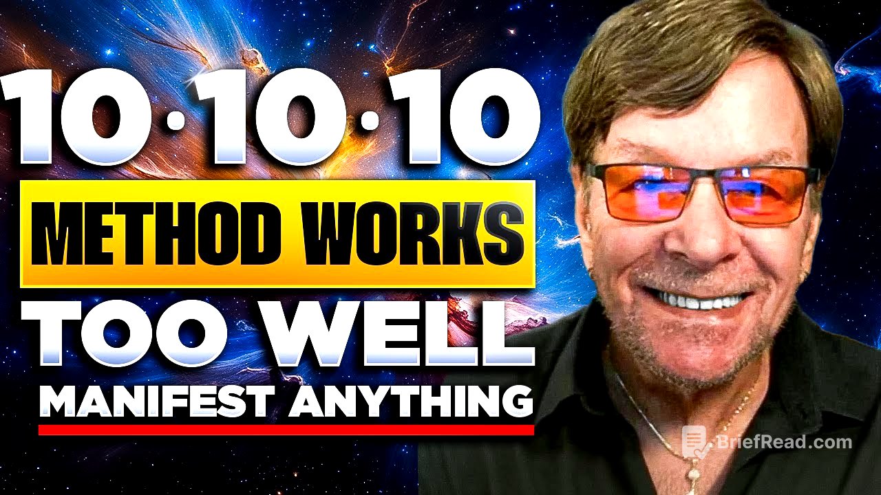 WARNING: The 10 10 10 Method Works TOO Well . . . (Manifest With Caution)