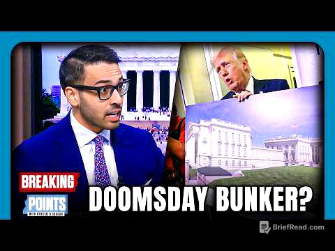 DOOMSDAY BUNKER? Trump REVEALS Military Complex Under Ballroom