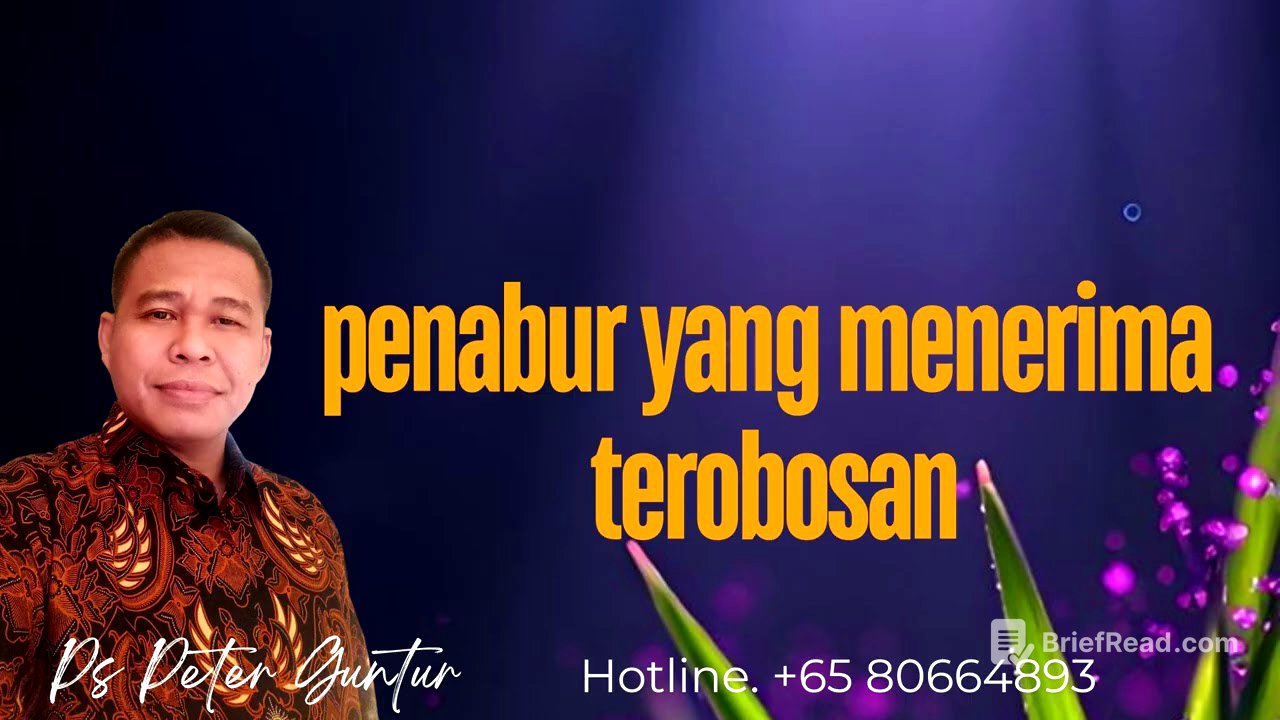 PENABUR YANG MENERIMA TEROBOSAN  - PETER GUNTUR