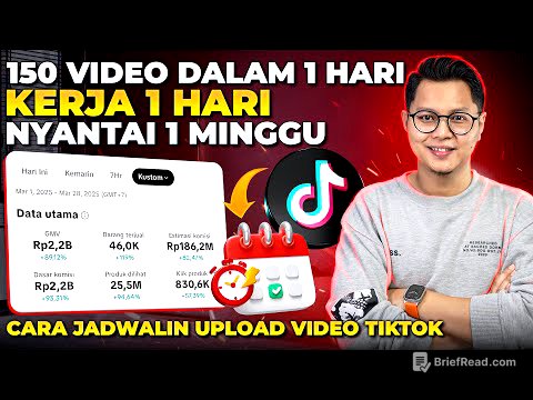 150 VIDEO TIKTOK AFFILIATE DALAM 1 HARI, KERJA 1 HARI, SANTE 1 MINGGU !