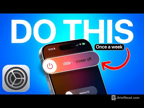 DO THIS Once a Week on iPhone - Here’s Why!