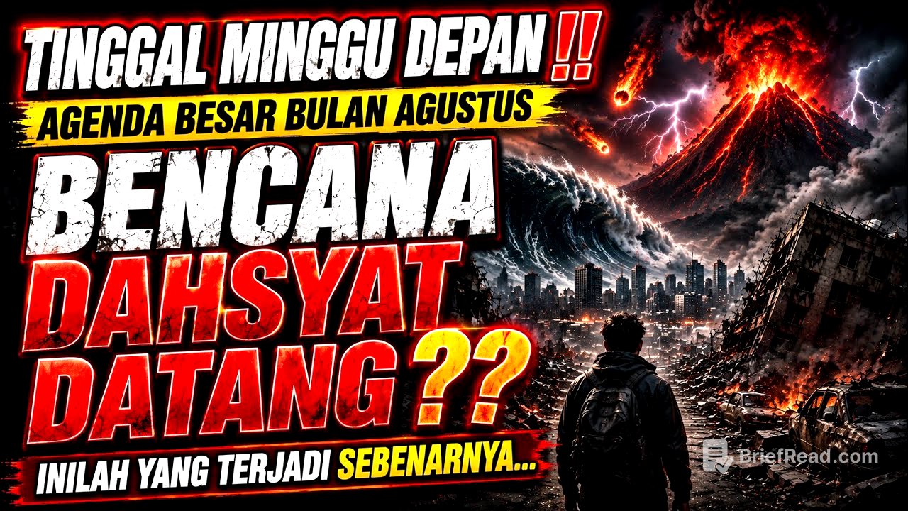 MERINDING‼️AGENDA BESAR BULAN AGUSTUS BENCANA DAHSYAT DATANG❓SIAPKAN DIRI KALIAN YANG TERJADI...