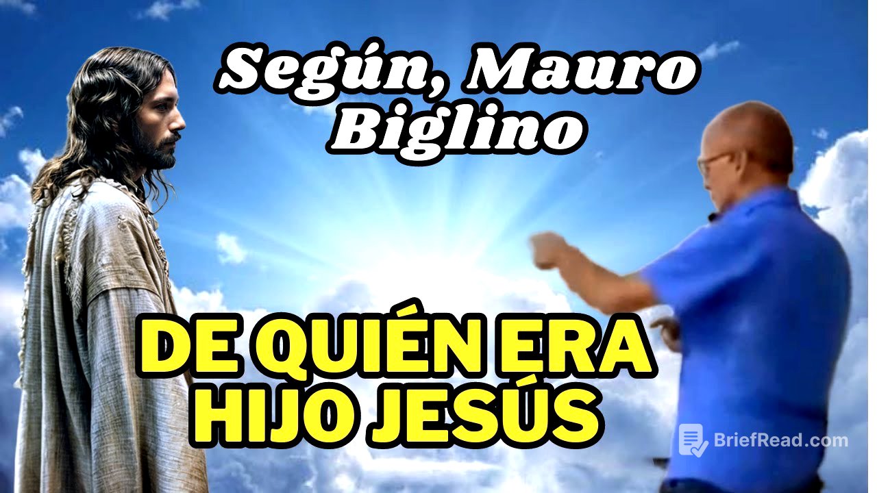 De quién era hijo Jesús, según Mauro Biglino