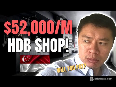 SINGAPORE HDB SHOPS $52,000/M RENT?! If this continues, inflation will go up!